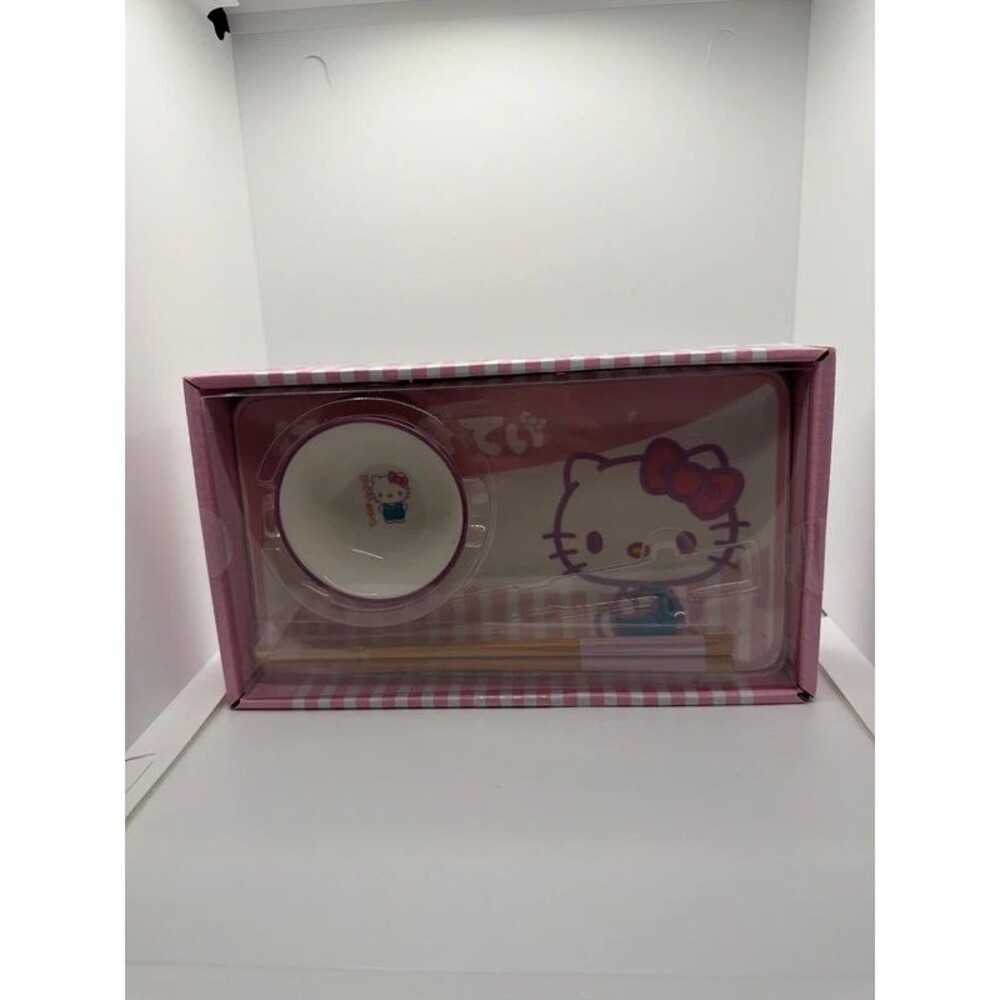 Hello Kitty, ceramic sushi plate set